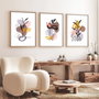 Wallity Huhu227 - Conjunto de 3 cuadros decorativos 50 x 70 cm